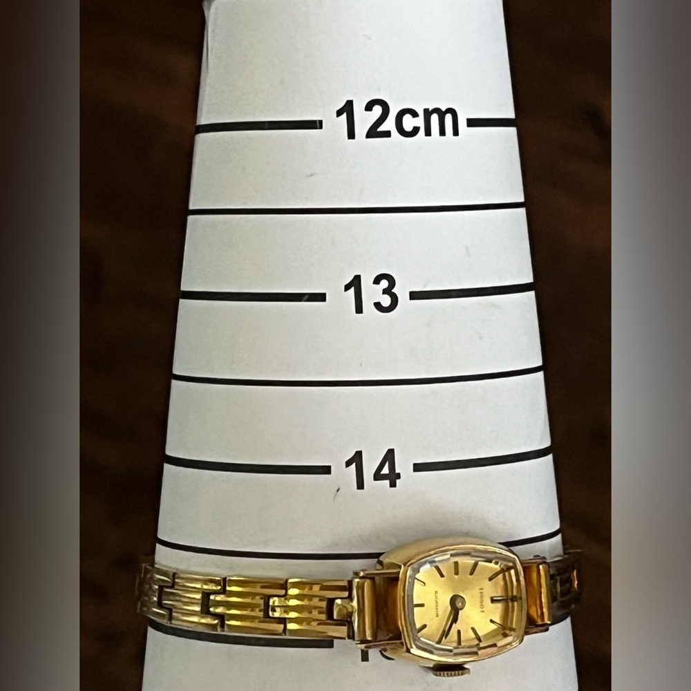 TISSOT SAPHIR mechanical hand winding ladies watch gold plated 20 microns. - Picture 11 of 15